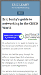 Mobile Screenshot of ericleahy.com